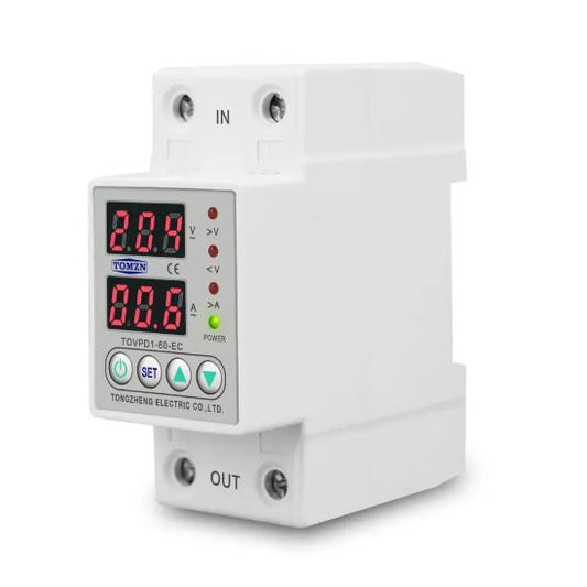Tomzn 4th Gen 2IN1 Adjustable Over & Under Voltage Protector TOVPD1-63/TOVPD1-40 Colourful