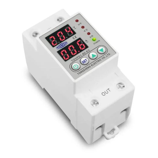 Tomzn 4th Gen 2IN1 Adjustable Over & Under Voltage Protector TOVPD1-63/TOVPD1-40 Colourful