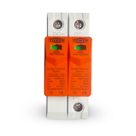 Tomzn Surge Protective Device (SPD) 2P DC (TZG40-PV 1000V 40kA)