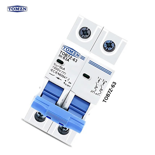 Tomzn TOB7Z-63 2P DC 1000V Mini Circuit Breaker (MCB)